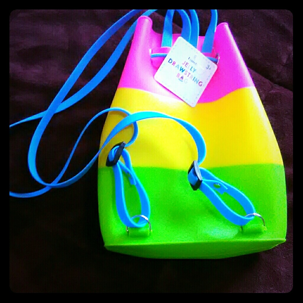 Jelly drawstring bag